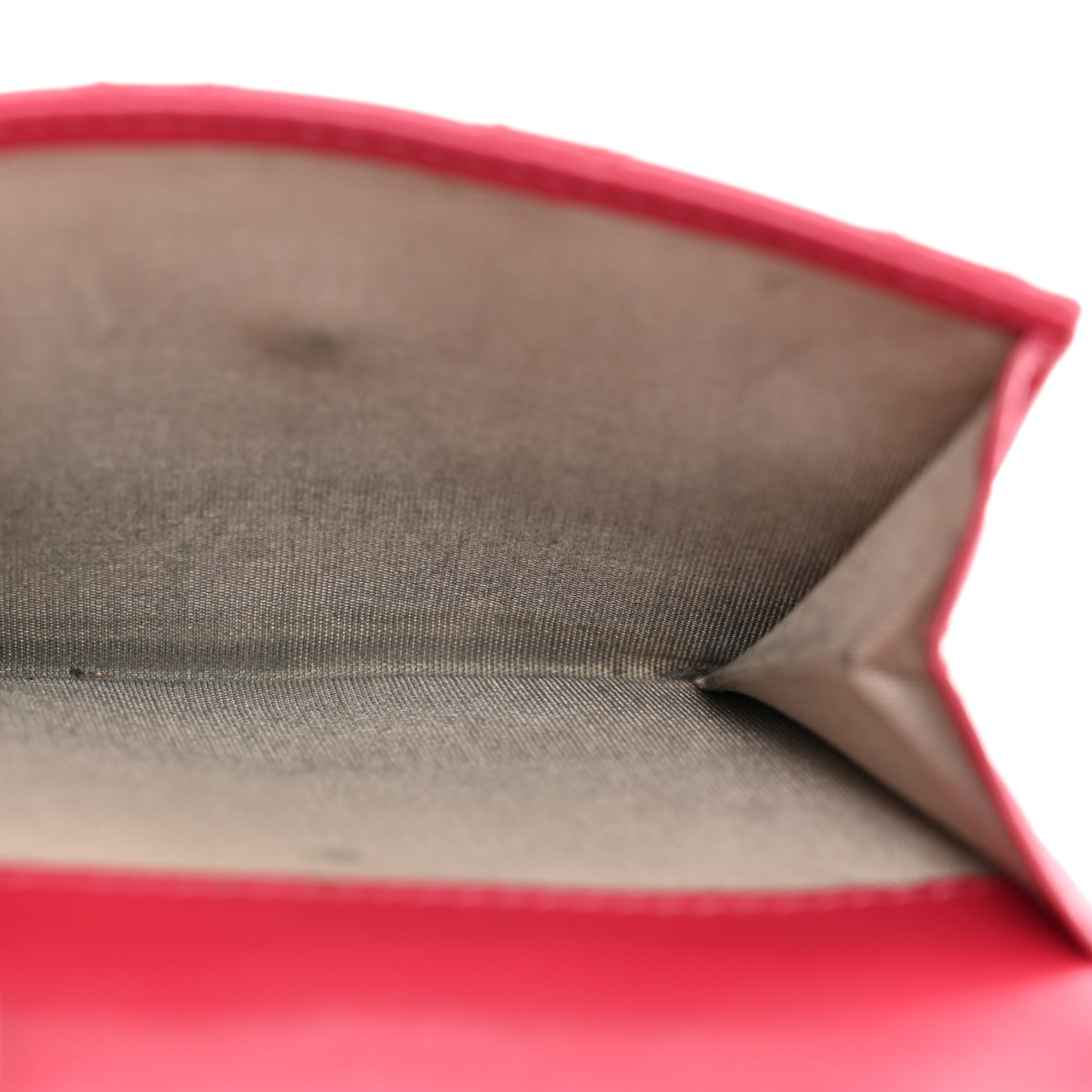 Calfskin Diamond Stitch Compact French Flap Wallet Pink
