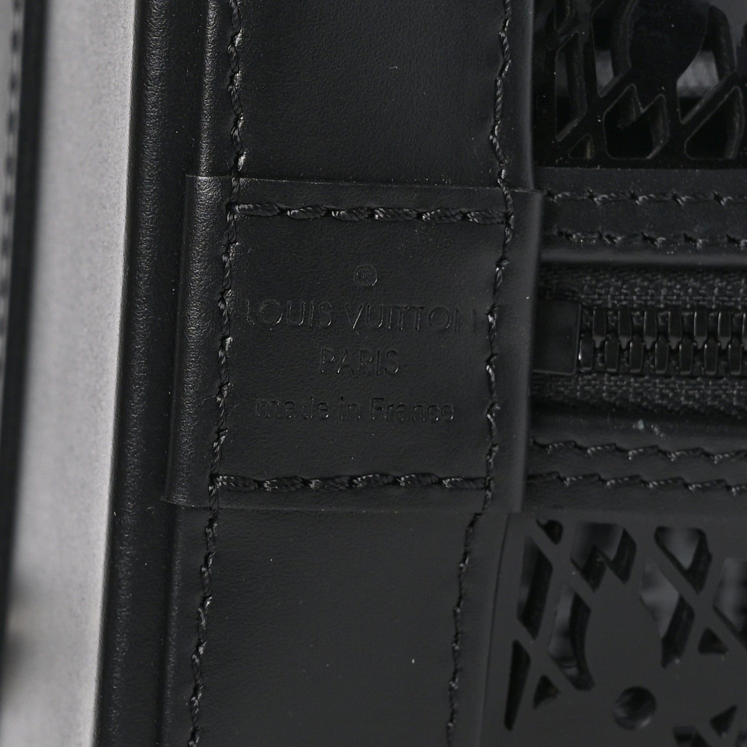 Louis Vuitton Patent Calfskin Laced Monogram Alma PM Black 10 of 14