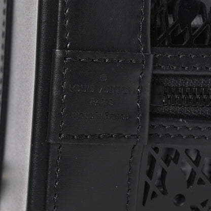 Louis Vuitton Patent Calfskin Laced Monogram Alma PM Black 10 of 14