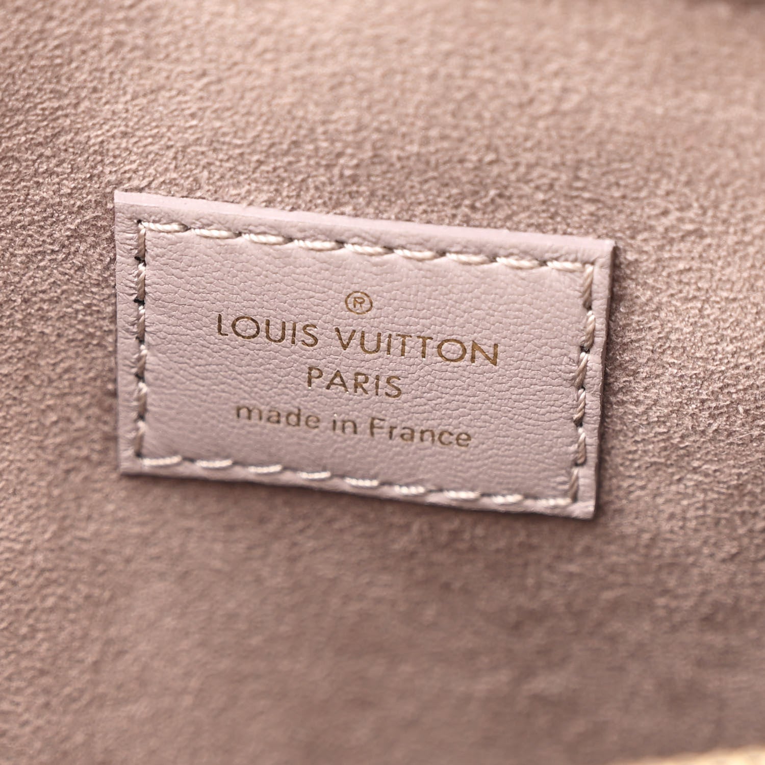 Louis Vuitton Lambskin Embossed Monogram Coussin PM Gris 8 of 12