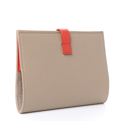 Celine Grained Calfskin Strap Passport Cover Light Taupe 3 of 8