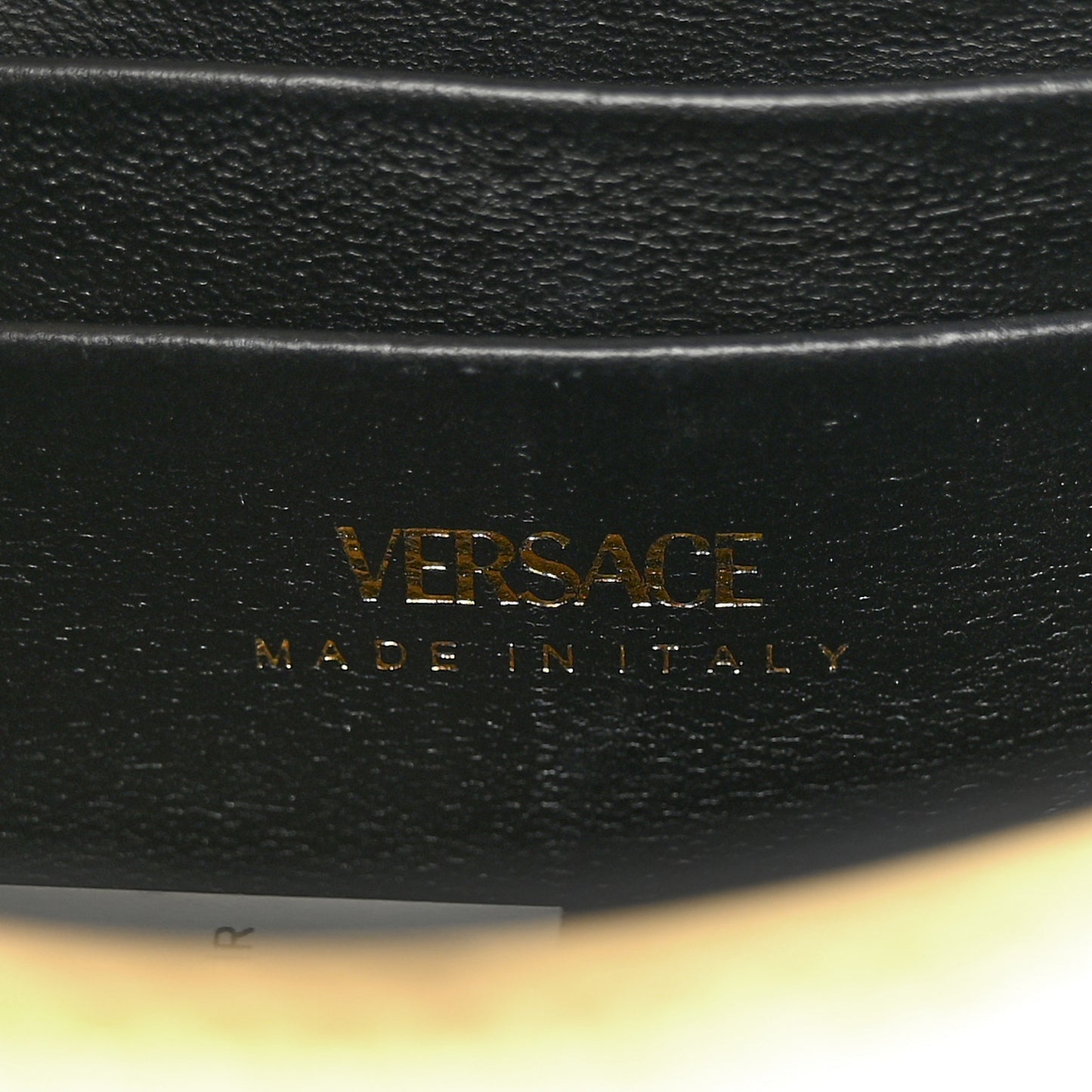 Metallic Calfskin Mini La Medusa Bag Gold