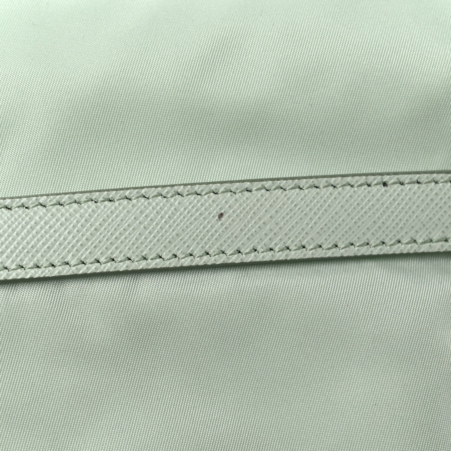 Prada Re-Nylon Single Pocket Messenger Bag Acqua 9 of 9