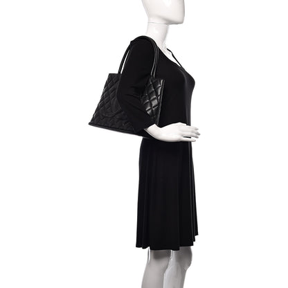 Chanel Caviar Quilted Medallion Tote Black 2 of 15