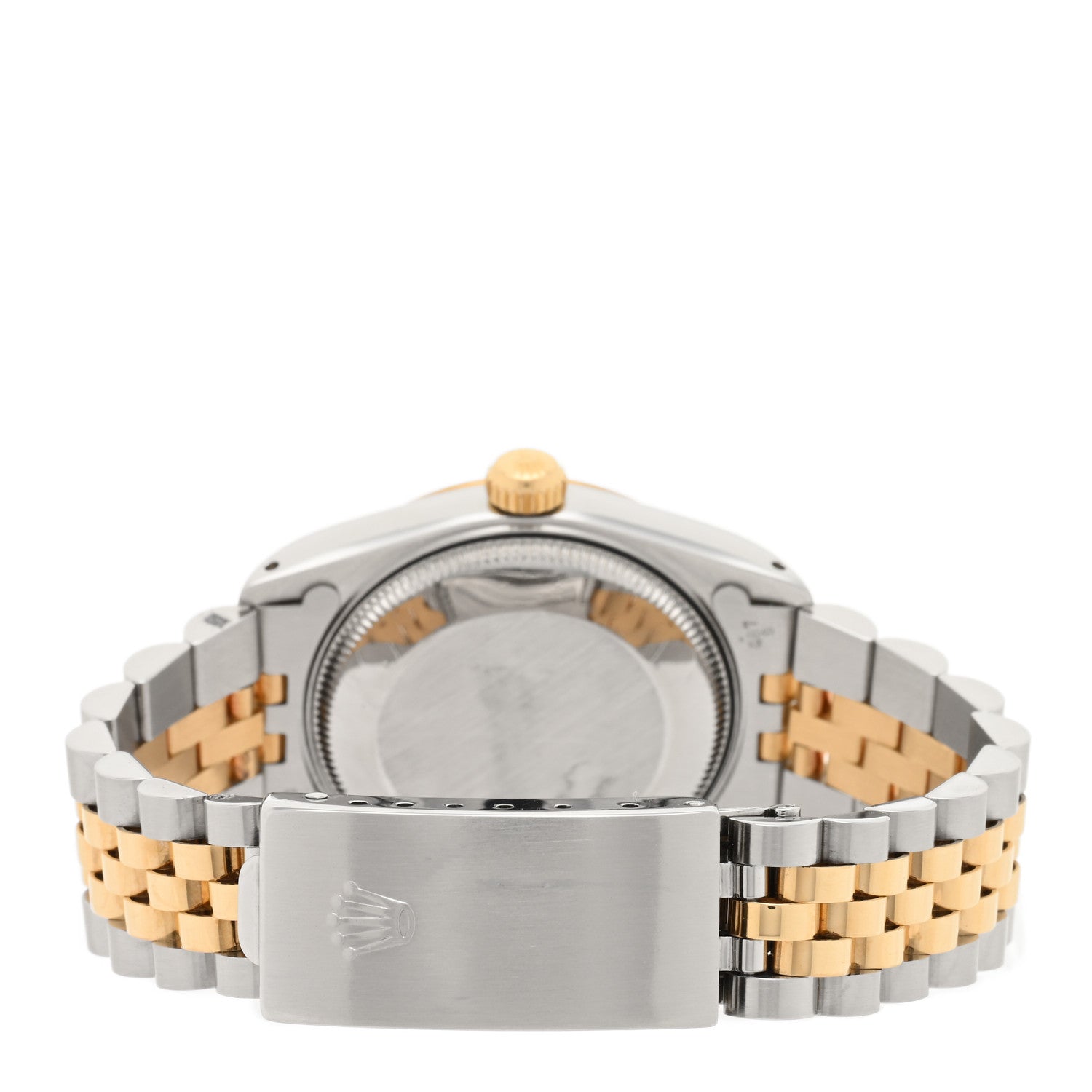 Rolex Stainless Steel 18K Yellow Gold 31mm Oyster Perpetual Datejust Watch White Roman 68273 3 of 4