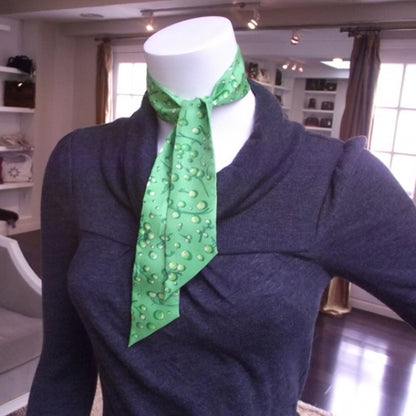 Hermes Twilly Scarf Silk Green 2 of 5