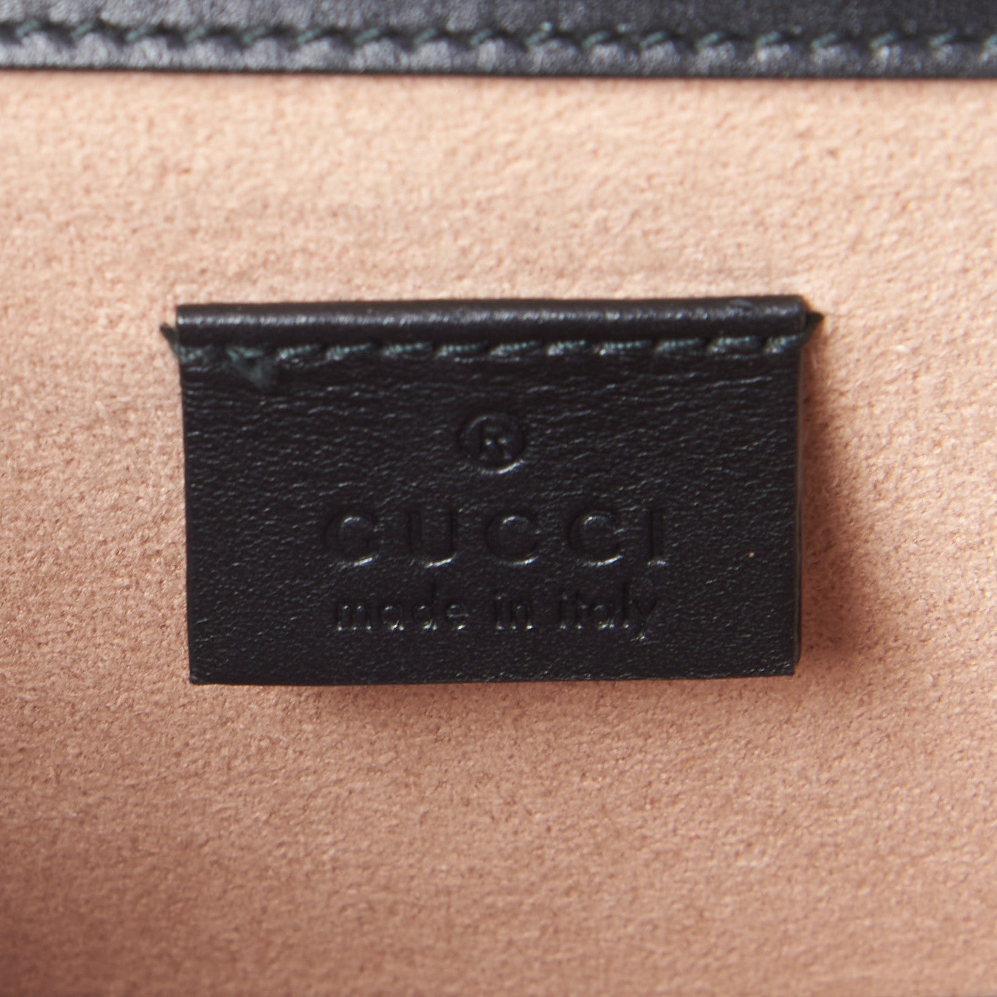 Gucci GG Supreme Monogram Small Osiride Shoulder Bag Black Gold 9 of 10