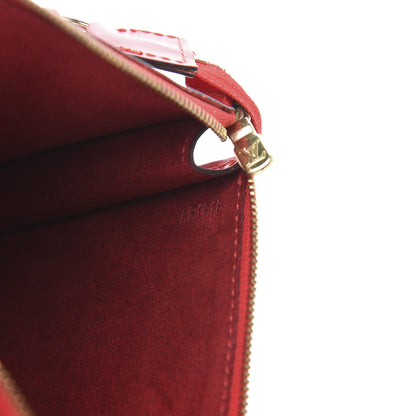 Louis Vuitton Epi Pochette Accessories 24 Castillan Red 5 of 9