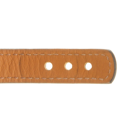 Hermes Tadelakt Looping Double Tour Bracelet Etoupe 6 of 7
