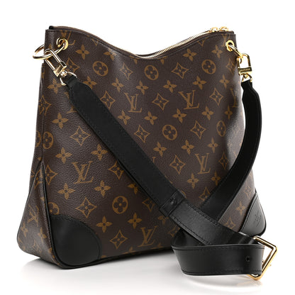 Louis Vuitton Monogram Odeon MM Black 3 of 9