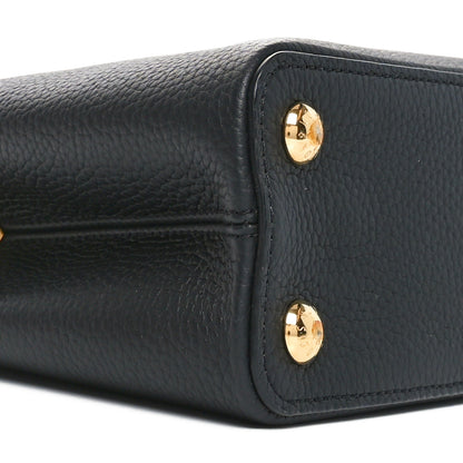 Louis Vuitton Taurillon Capucines BB Black General Blue 8 of 9