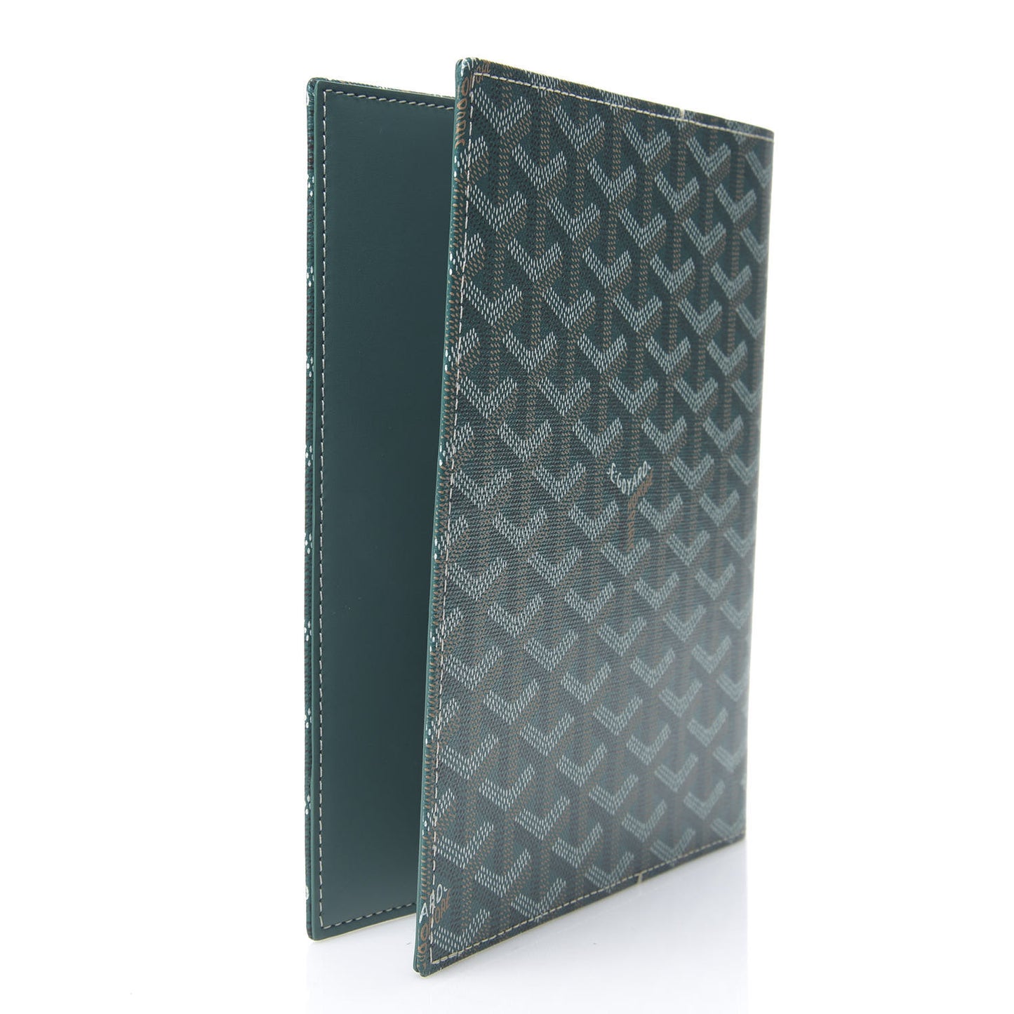 Goyardine Agenda Cover Green