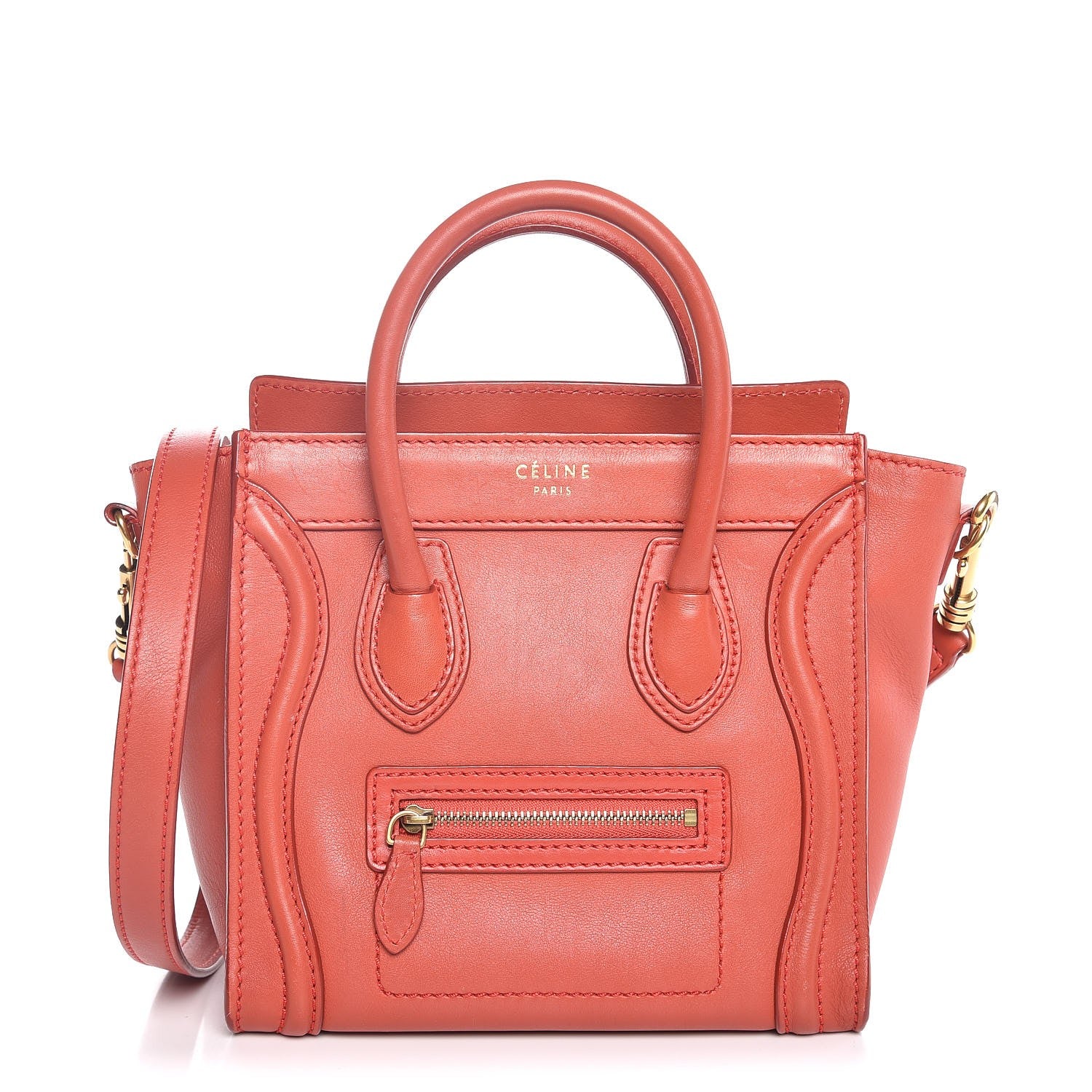 Celine Smooth Calfskin Nano Luggage Lipstick 1 of 13