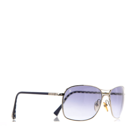 Louis Vuitton Metal Conspiration Pilote Sunglasses Z0066U Silver 5 of 7