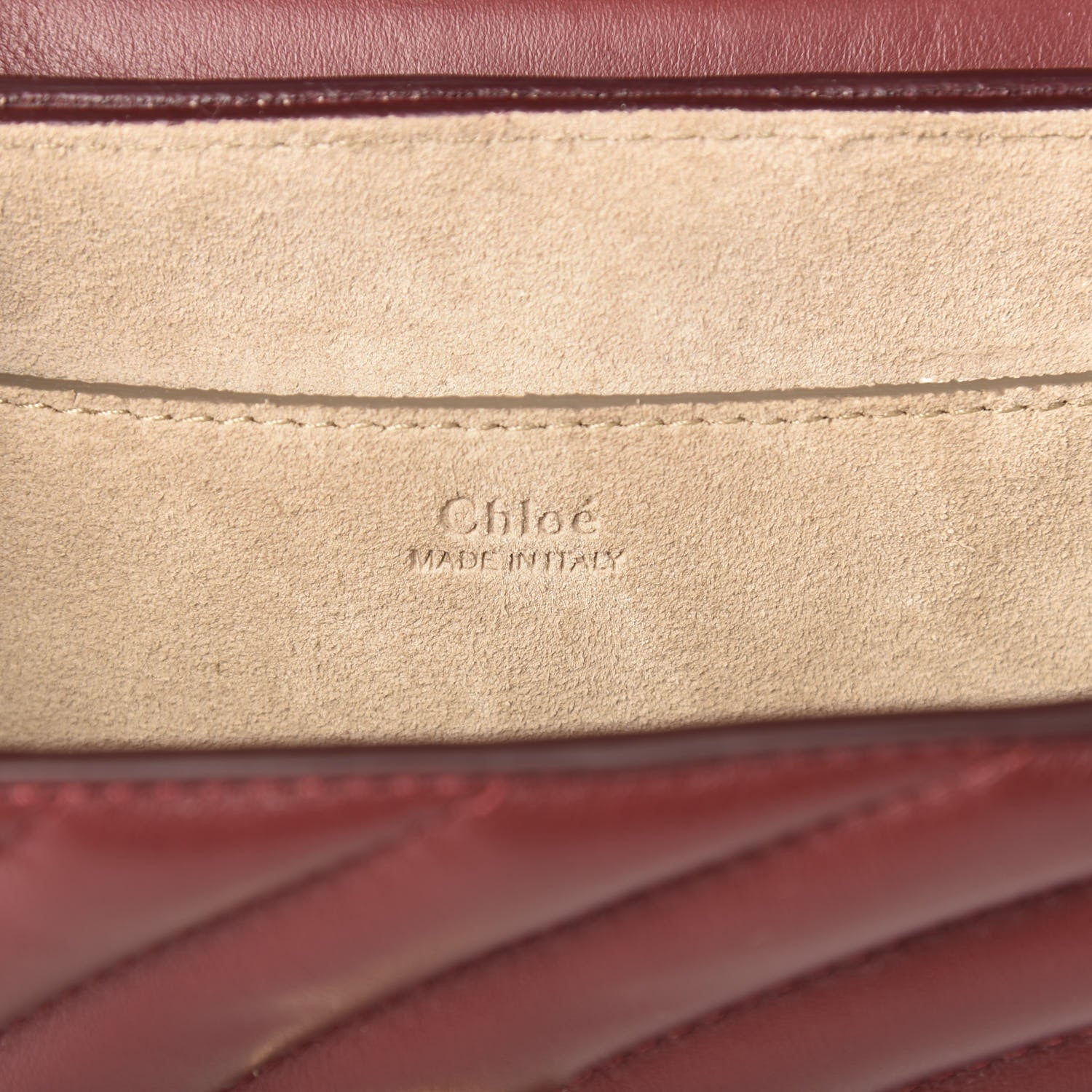 Chloe Calfskin Quilted Mini Drew Bijou Shoulder Bag Plum Purple 6 of 9