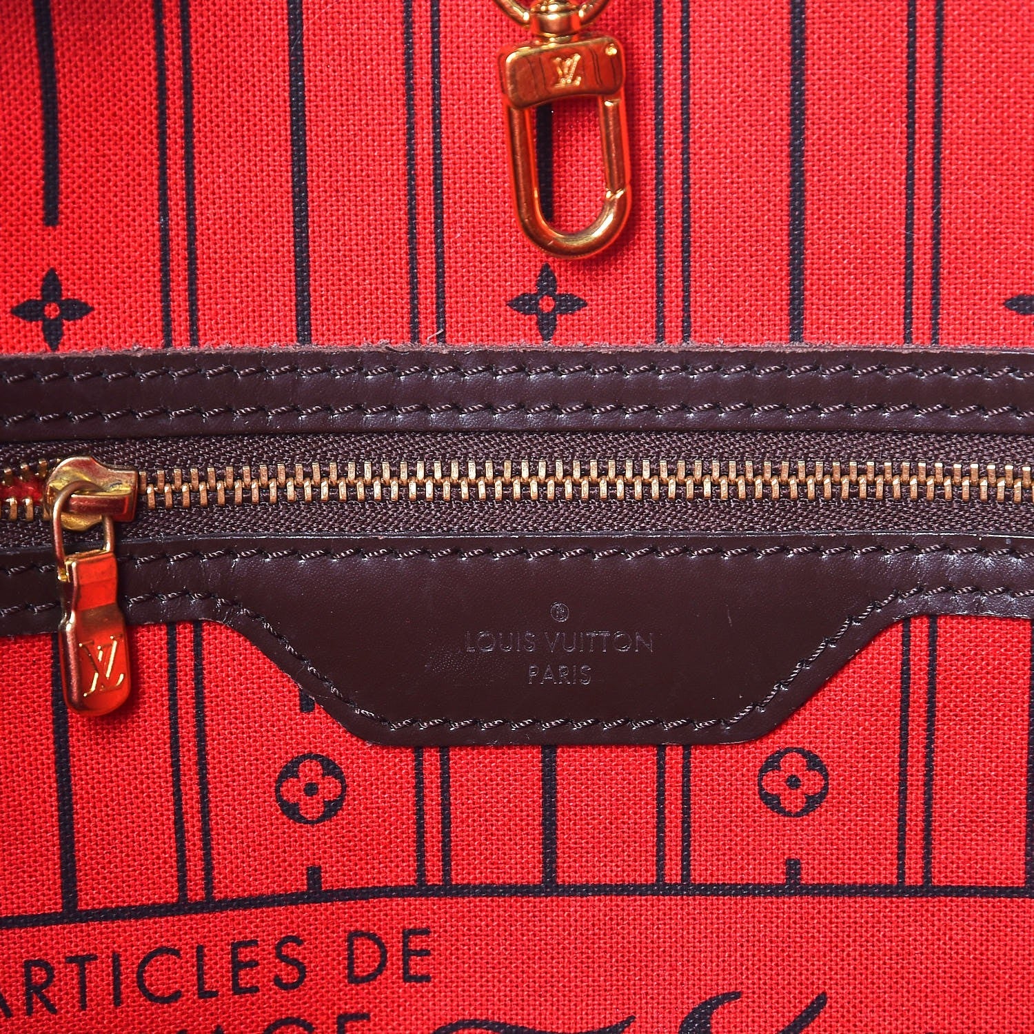 Louis Vuitton Damier Ebene Neverfull GM 6 of 13