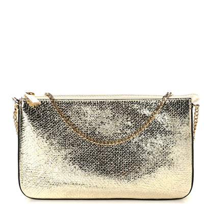 Christian Louboutin Specchio Star Loubila Chain Clutch Platine 1 of 10