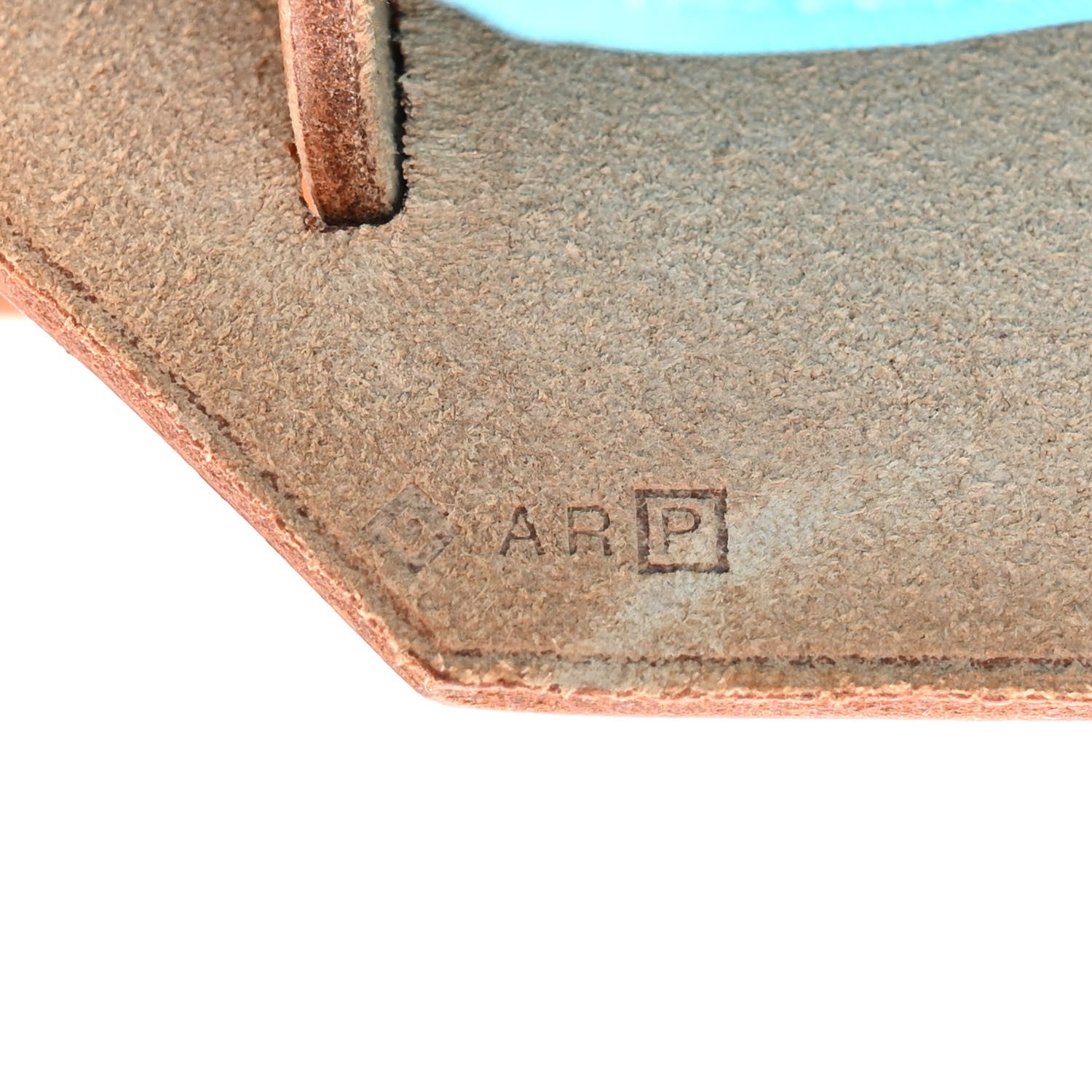 Hermes Vache Hunter Toile Herbag Zip 31 PM Bleu Azteque Menthe 9 of 12