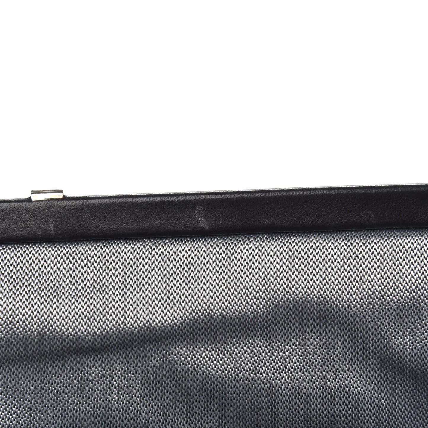 Lambskin Vertical Quilted Mademoiselle Clutch Black