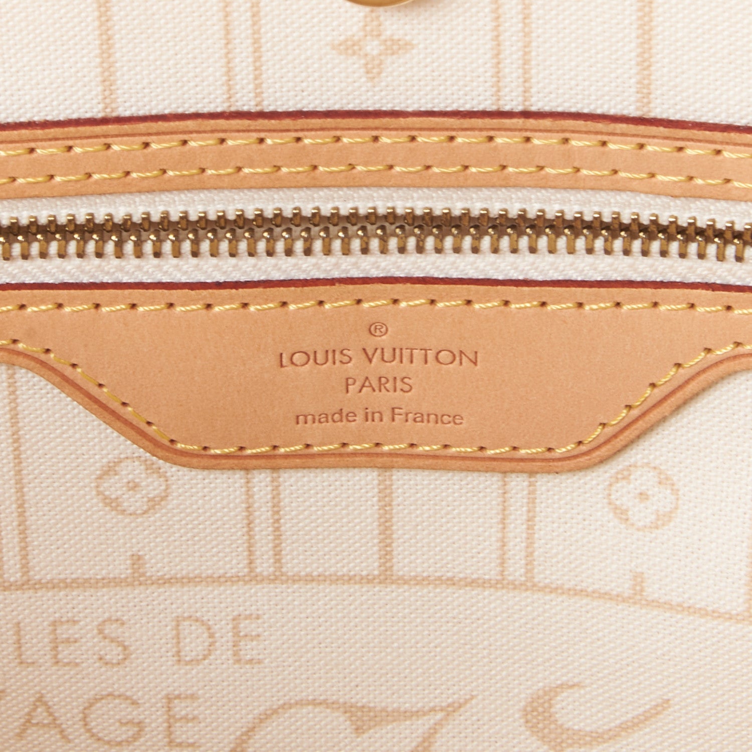 Louis Vuitton Damier Azur Neverfull MM 7 of 9