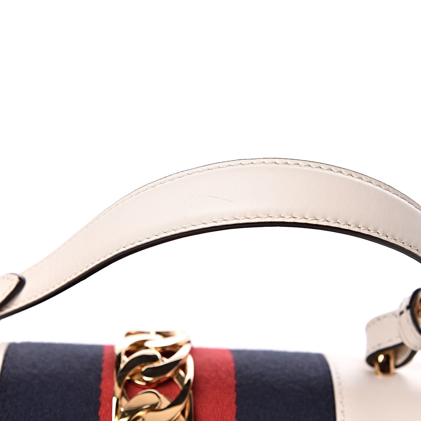 Calfskin Maxi Sylvie Top Handle Bag White