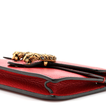 Gucci Calfskin Super Mini Dionysus Shoulder Bag Hibiscus Red 8 of 15