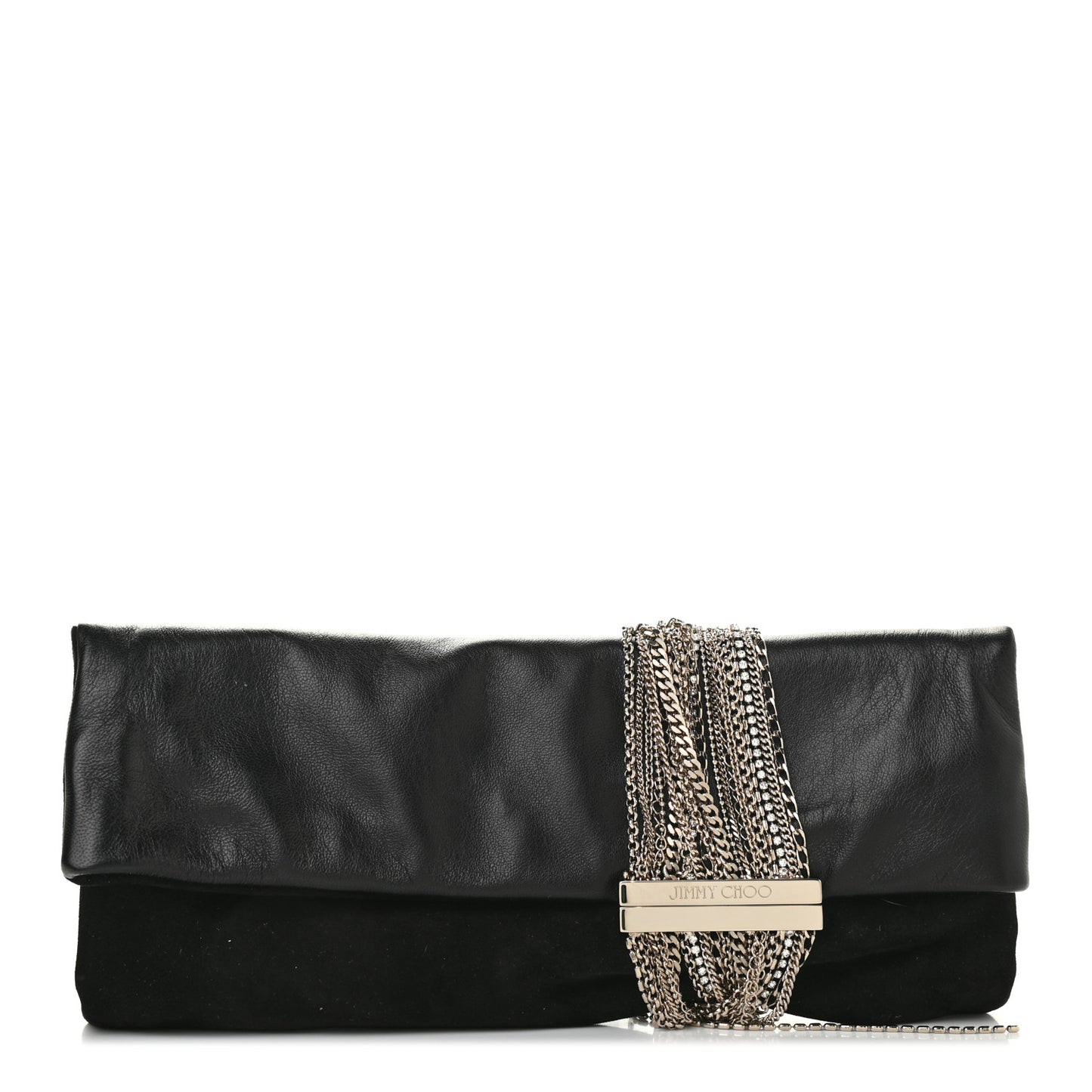Calfskin Chandra Clutch Black