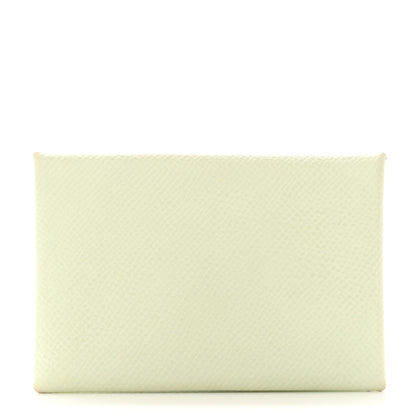 Hermes Epsom Verso Calvi Duo Card Case Vert Fizz Vert Yucca 1 of 8
