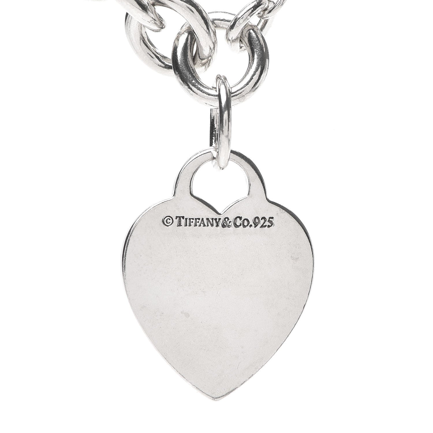 Tiffany Sterling Silver Heart Tag Toggle Necklace 4 of 4