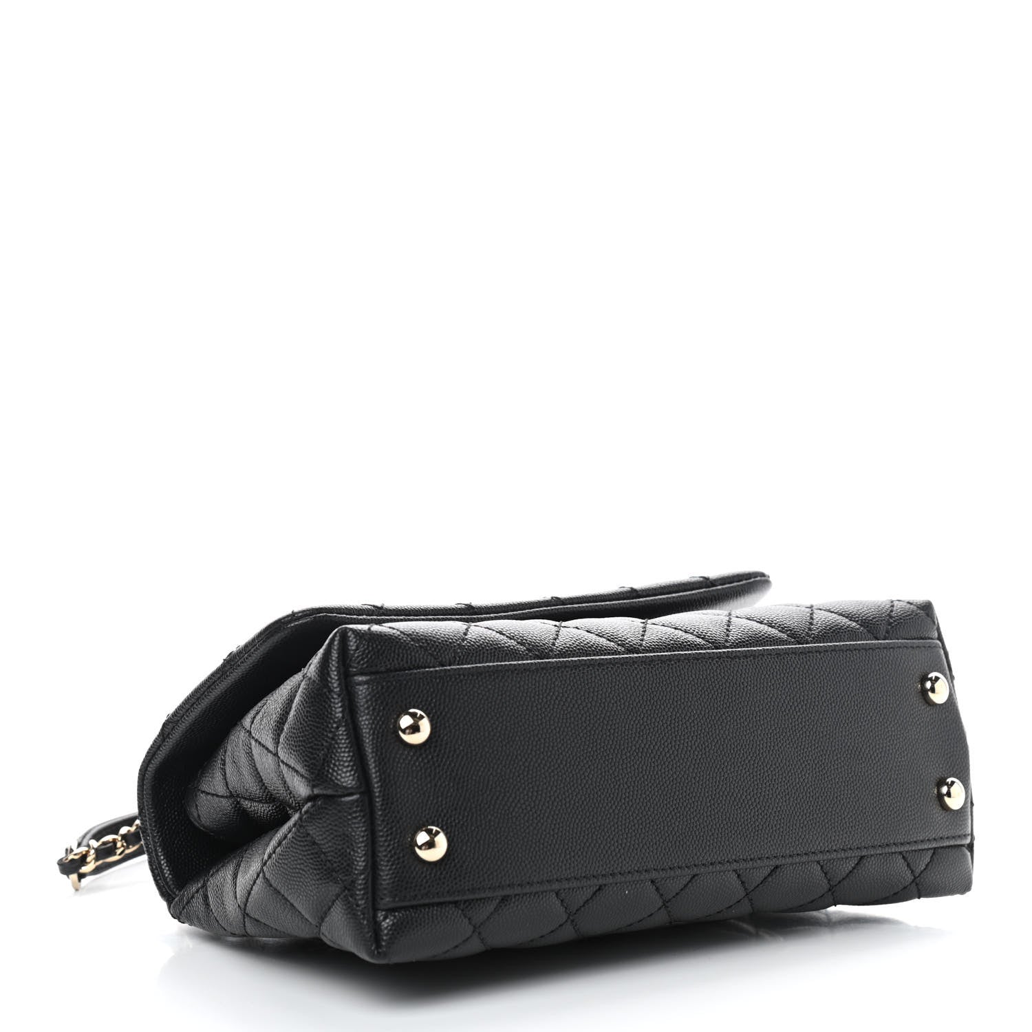 Chanel Caviar Quilted Mini Coco Handle Flap Black 4 of 9