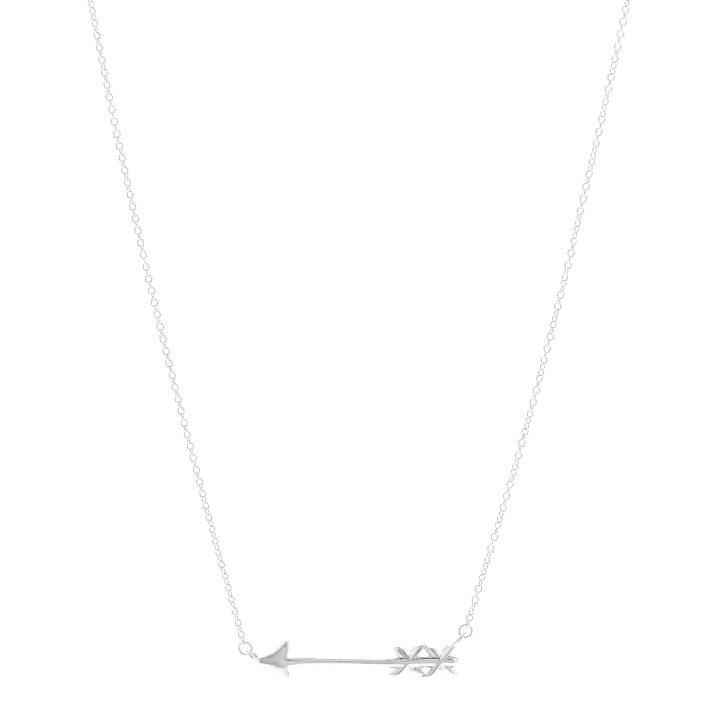Sterling Silver Paloma's Graffiti Arrow Pendant Necklace