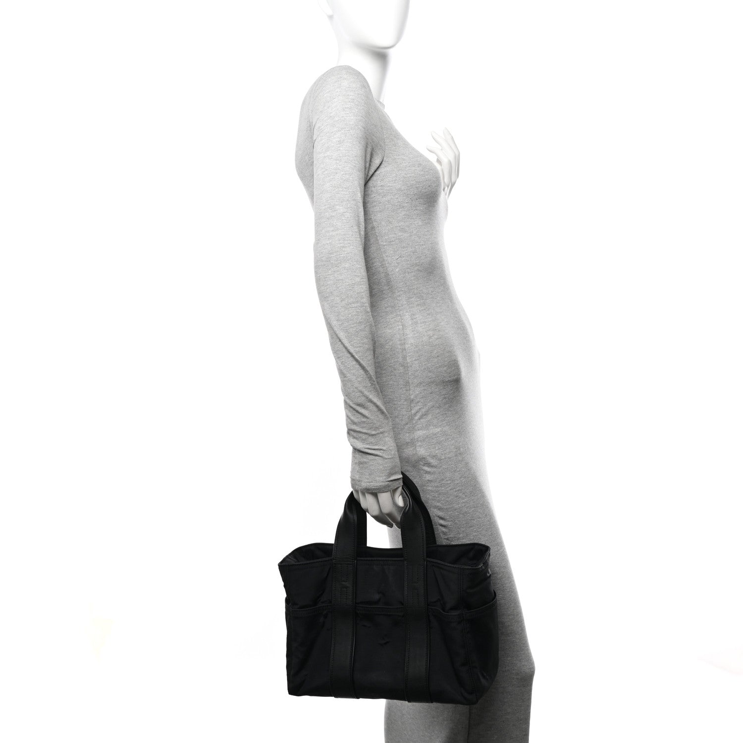 Hermes Toile Acapulco Vassus Tote Black 2 of 11