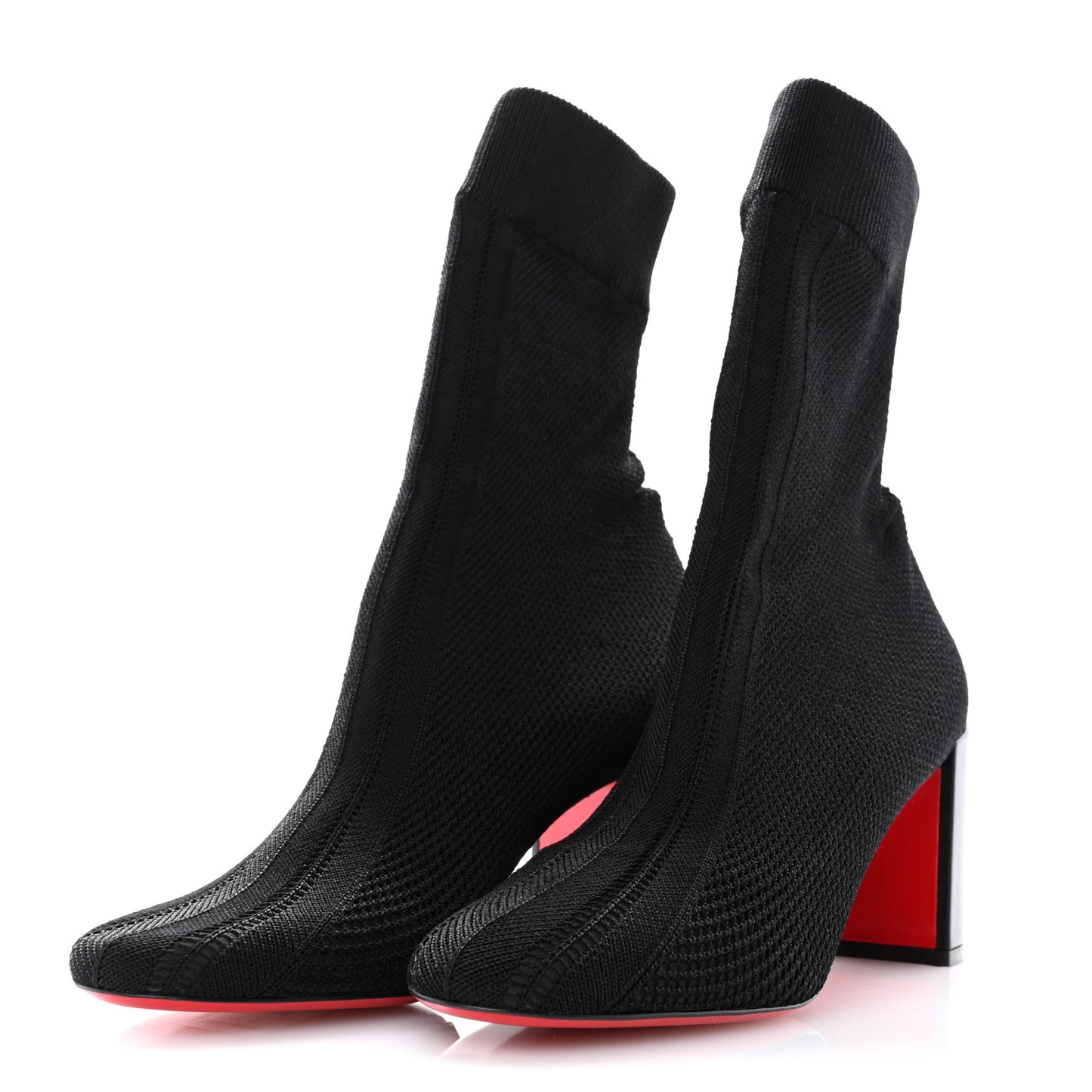 Nappa Knit Beyonstage 70 Ankle Boots 40 Black