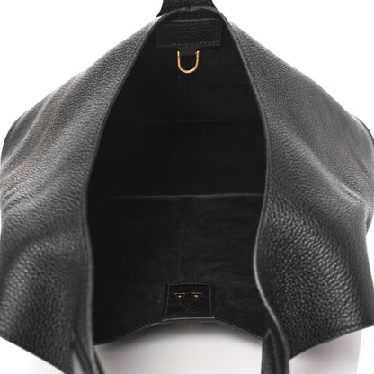 Salvatore Ferragamo Calfskin Margot Hobo Black 6 of 7