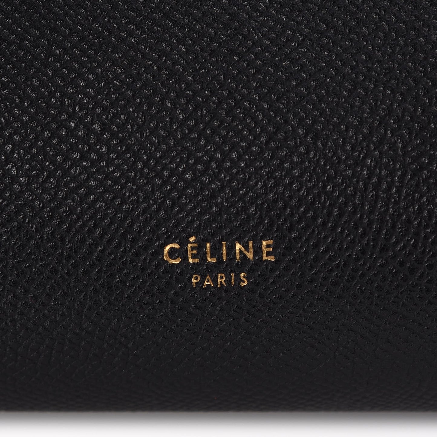 Grained Calfskin Nano Belt Bag Black
