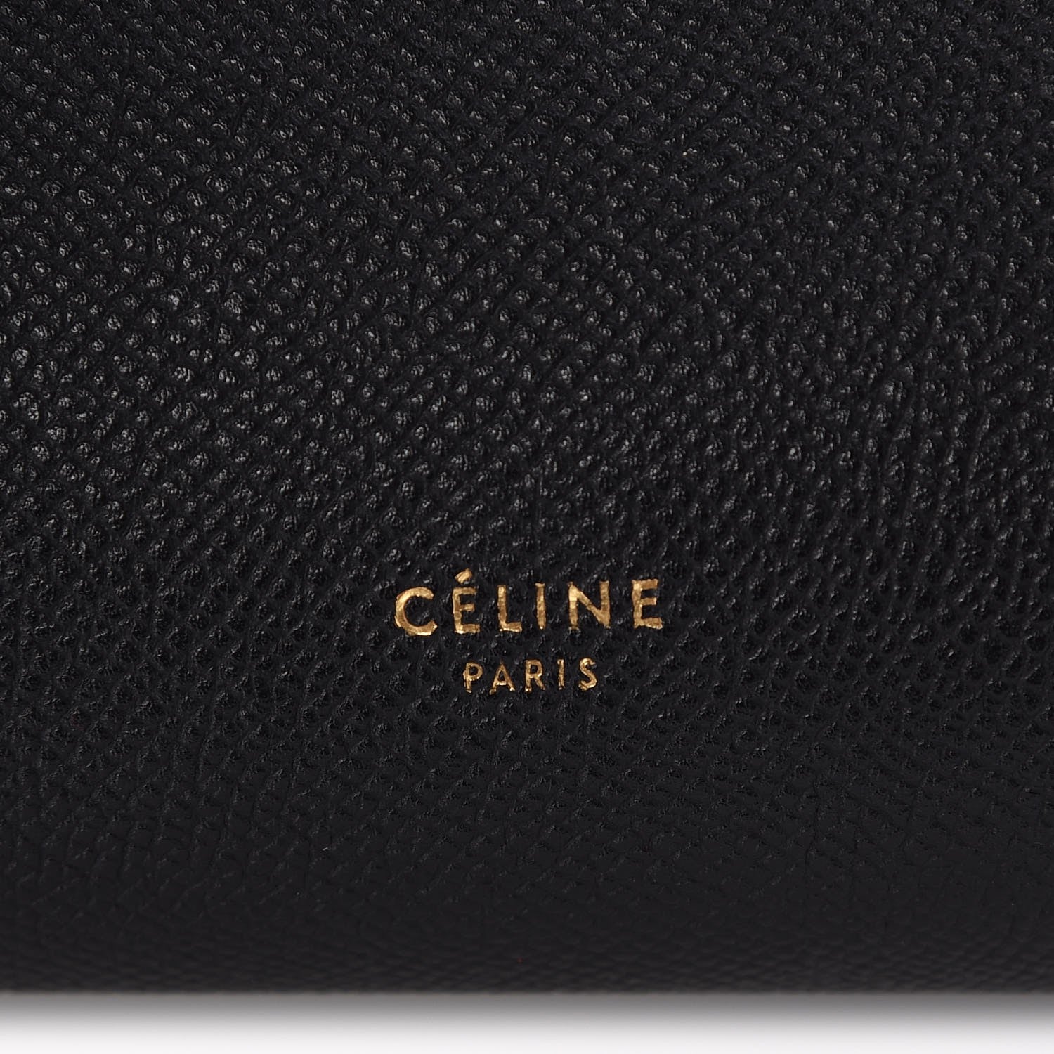 Celine Grained Calfskin Nano Belt Bag Black 8 of 10