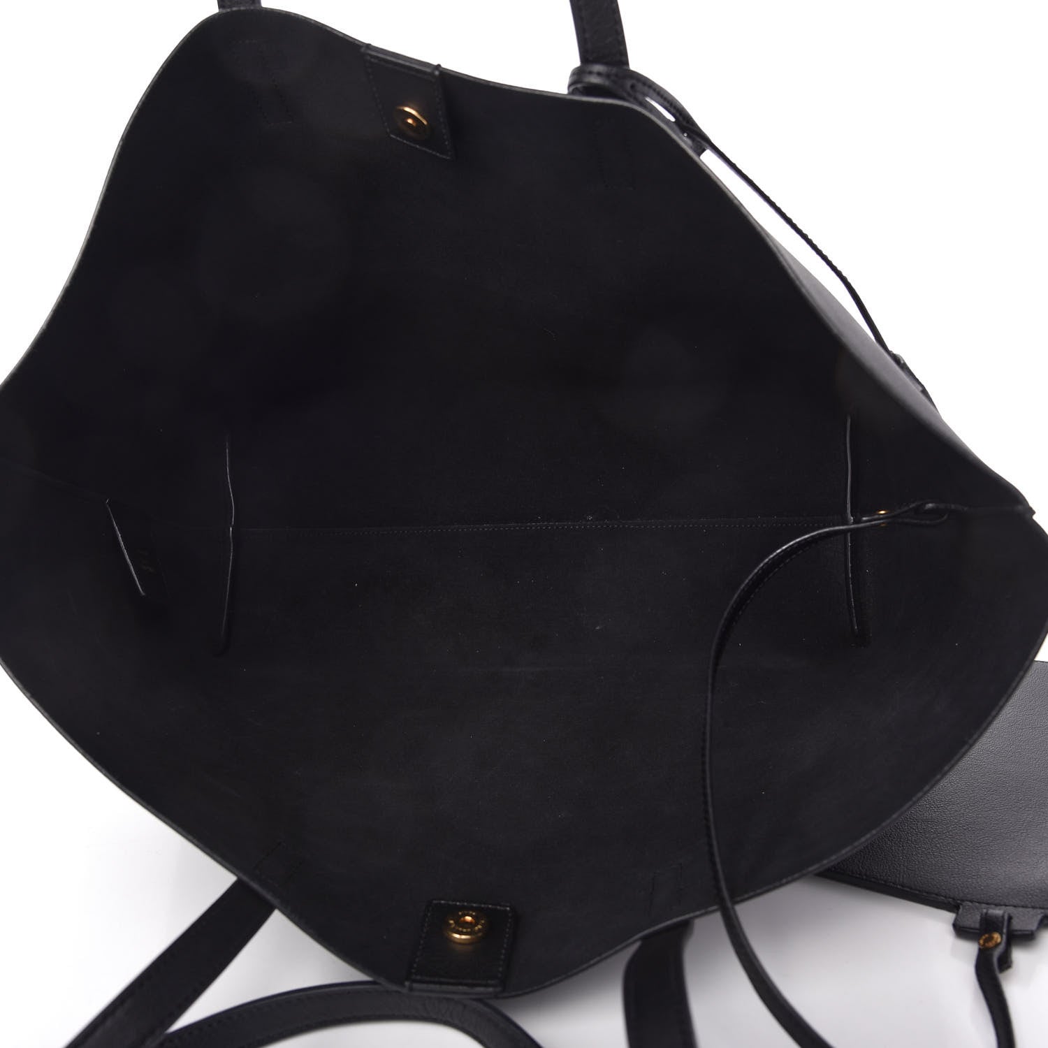 Saint Laurent Calfskin Large Shopping Tote Black 5 of 9