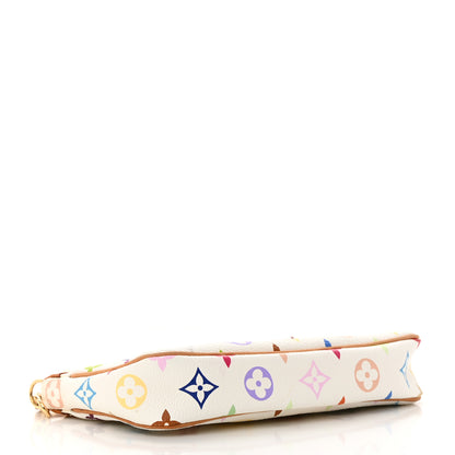 Louis Vuitton Monogram Multicolor Pochette Accessories White 4 of 12