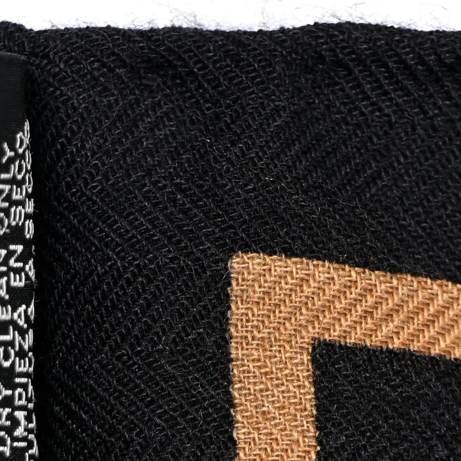 Hermes Cashmere Silk La Promenade du Matin Bandana Shawl 140 Black Noisette Gold 7 of 10
