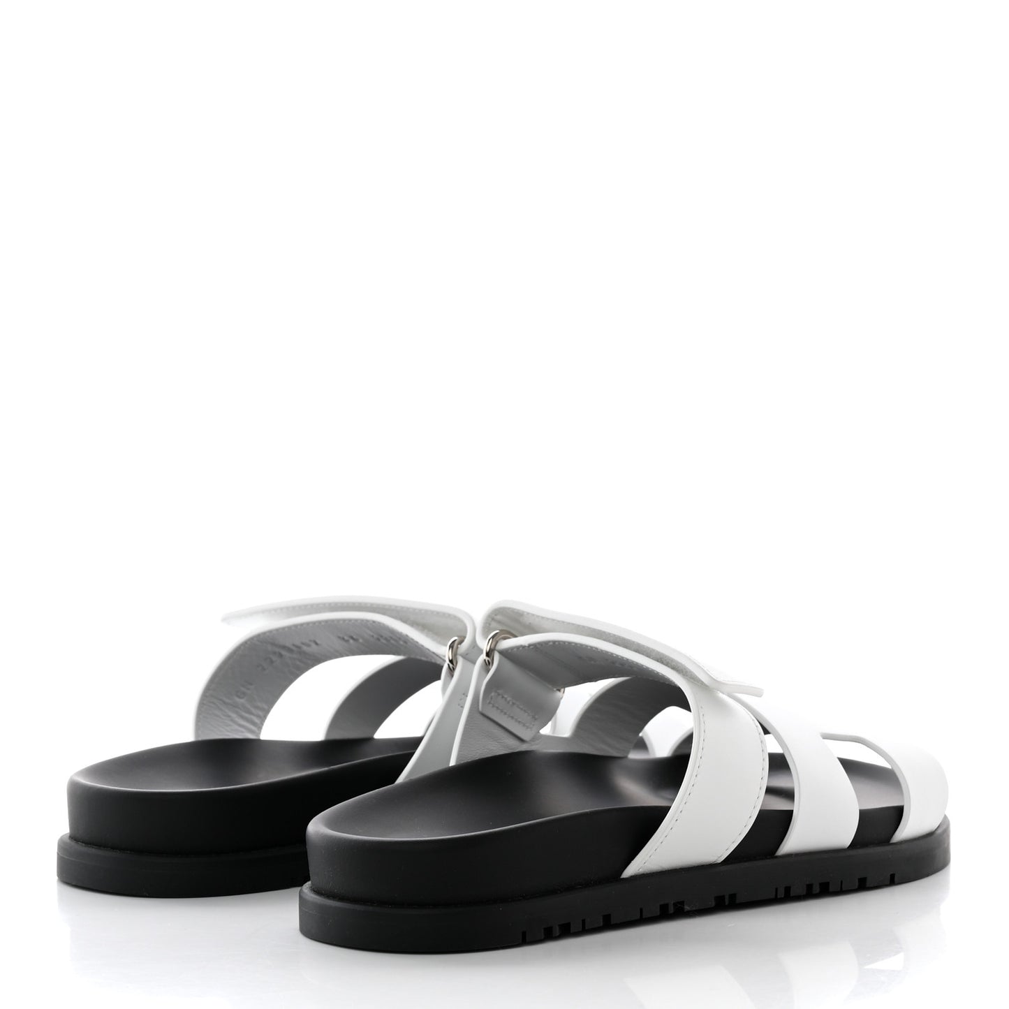 Calfskin Womens Chypre Sandals 36 White