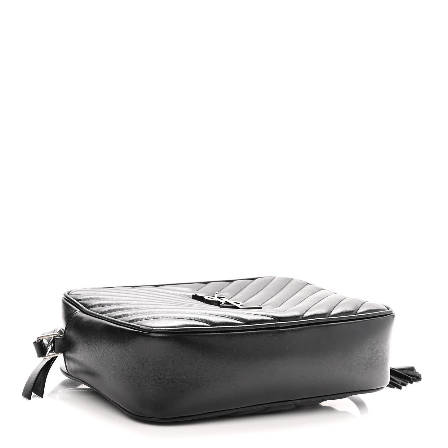 Calfskin Matelasse Monogram Lou Camera Bag Black
