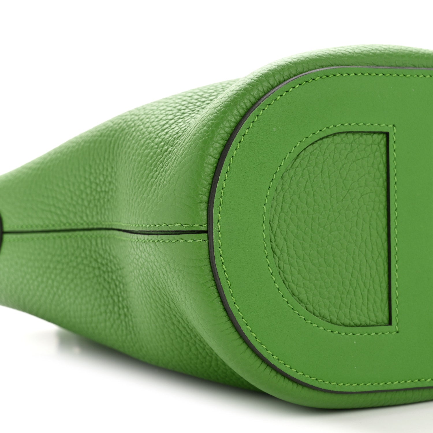 Hermes Taurillon Clemence Swift In-The-Loop 18 Bag Vert Yucca 9 of 10