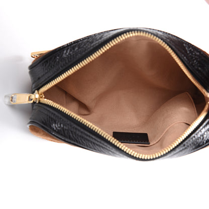 Gucci Suede Small Ophidia Belt Bag 65 26 Nocciola Black 6 of 11