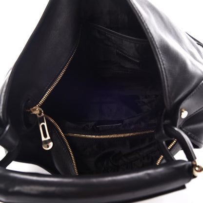 Burberry Calfskin Buckle Hobo Black 7 of 13