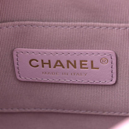 Chanel Iridescent Caviar Quilted Mini My Perfect Camera Case Pink 6 of 11