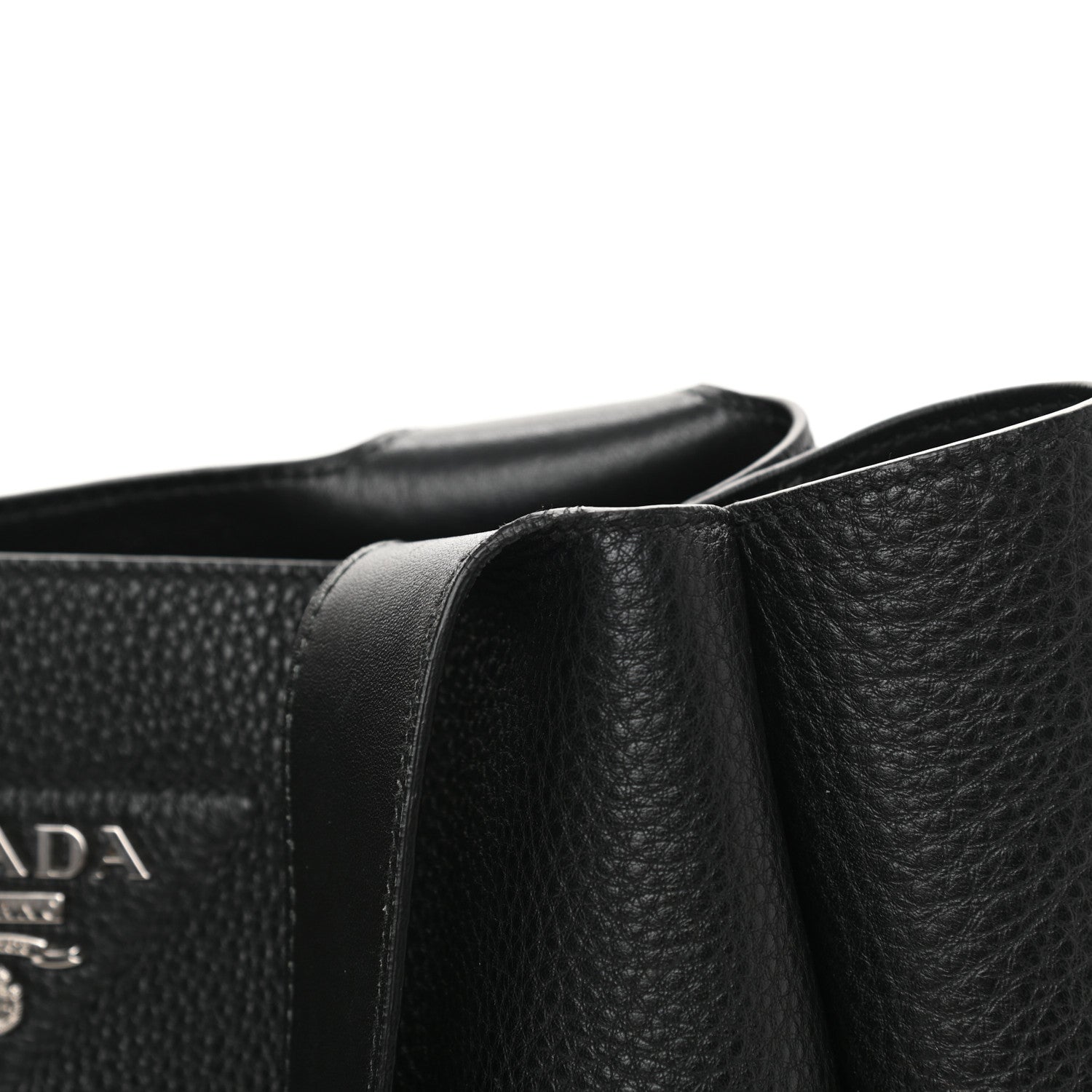 Prada Vitello Daino Soft Large Dynamique Tote Black 16 of 17