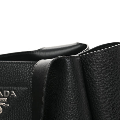 Prada Vitello Daino Soft Large Dynamique Tote Black 16 of 17
