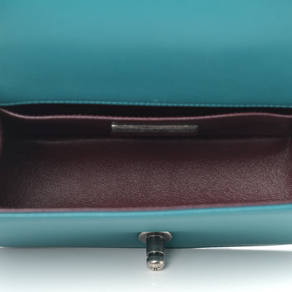 Chanel Orylag Rabbit Fur Calfskin Small Boy Flap Turquoise 5 of 11