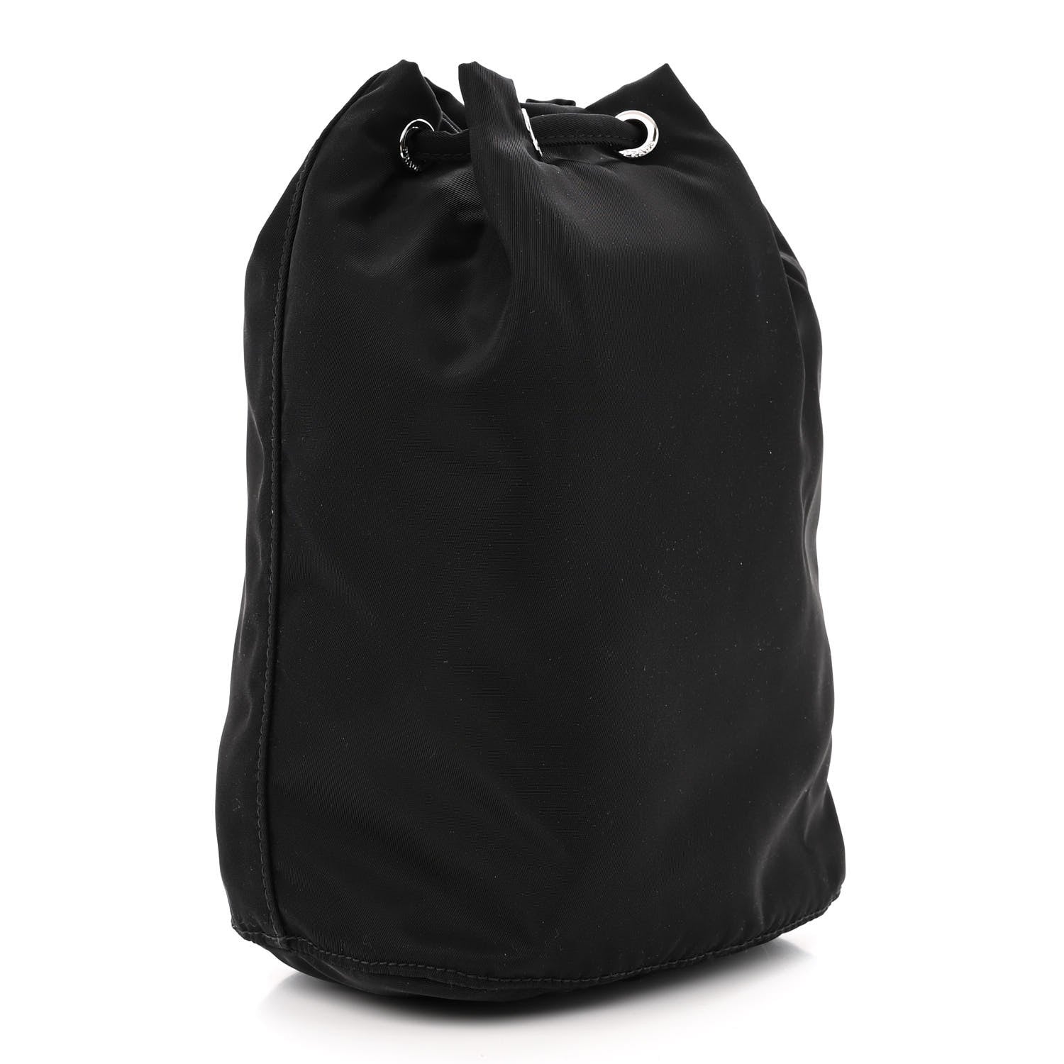 Prada Nylon Vela Drawstring Pouch Black 2 of 10
