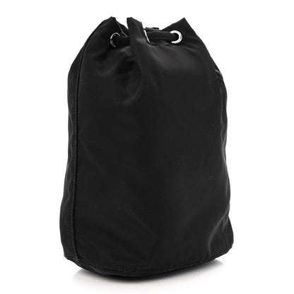 Prada Nylon Vela Drawstring Pouch Black 2 of 10